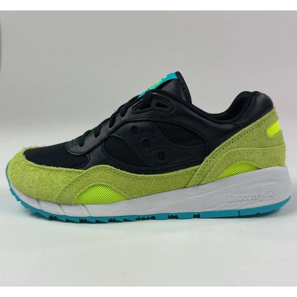 Saucony Originals Shadow 6000 Split Mens 8.5 Yellow Blue Running Shoes S70751-1 - Picture 6 of 9